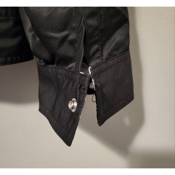 Disney Parks Women's Size S Mickey Hooded Windbreaker Jacket Black Mouse Ears - Picture 6 of 14